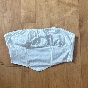 White corset top NEVER WORN